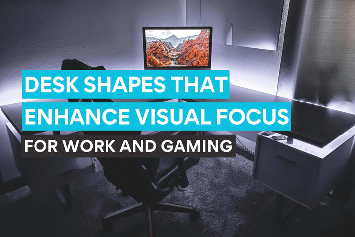 Des formes de bureau qui améliorent la concentration visuelle pour le travail et le jeu