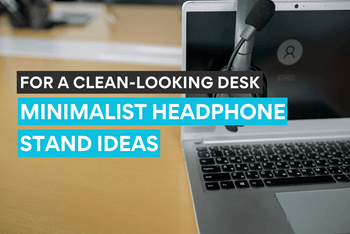 Idées de supports pour casque minimalistes pour un bureau élégant