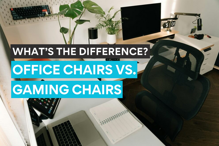 Découvrez les différences entre chaises de bureau ergonomiques et fauteuils de gaming
