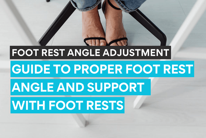 Découvrez les réglages d'angle sur les repose-pieds.