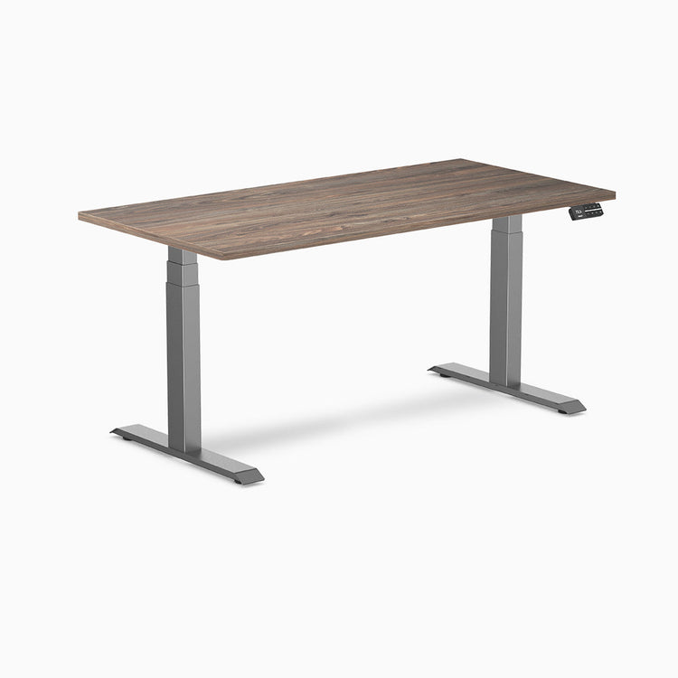 Bureau assis-debout Desky Dual en mélamine