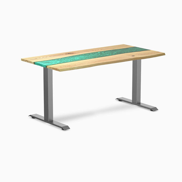 Bureau en bois massif et résine Desky Zero