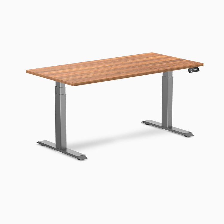 Bureau assis-debout Desky Dual en mélamine