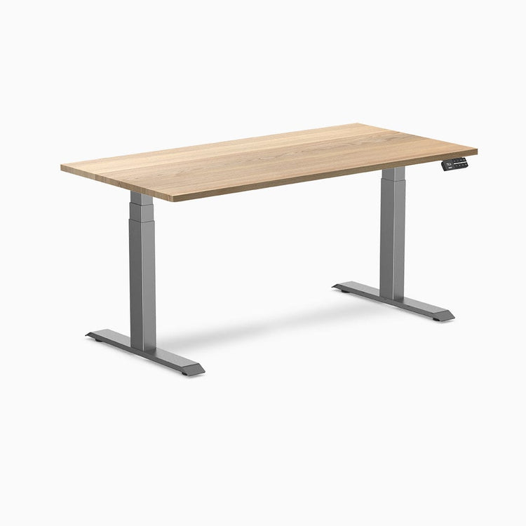 Bureau assis-debout en bois massif Desky Dual