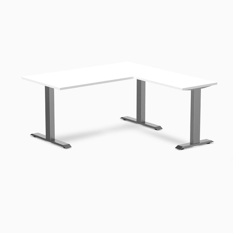 Bureau d'angle Desky Zero en mélamine