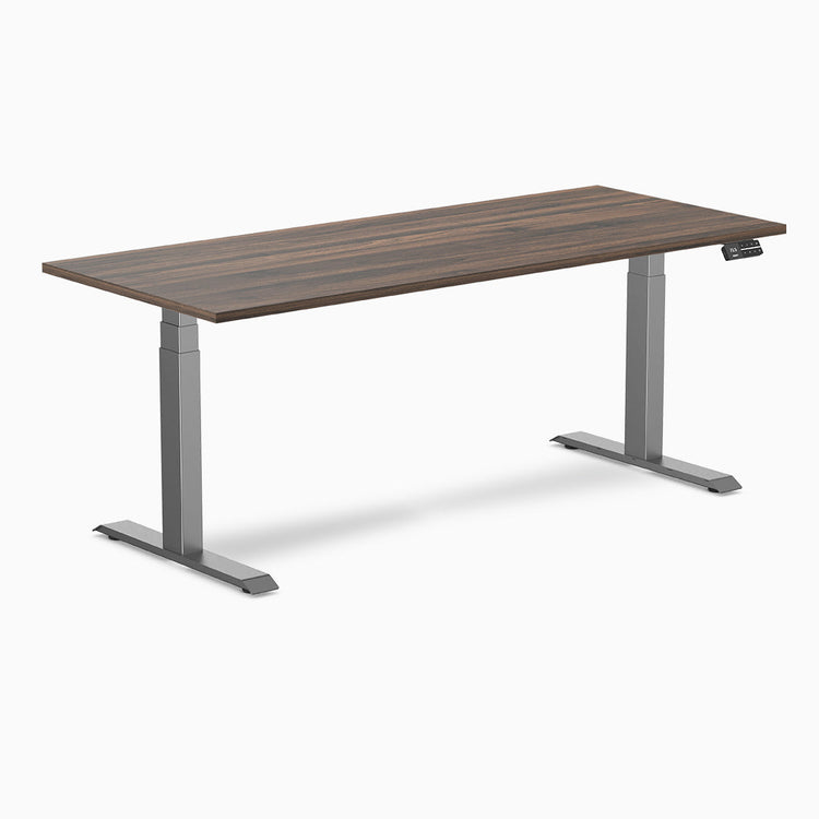 Bureau assis-debout Desky Dual en mélamine