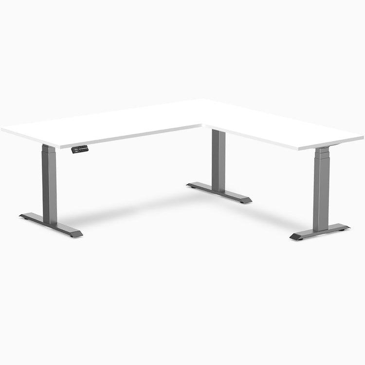 Bureau d'angle Desky Zero en mélamine