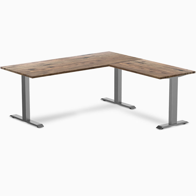 Bureau d'angle Desky Zero en bois massif