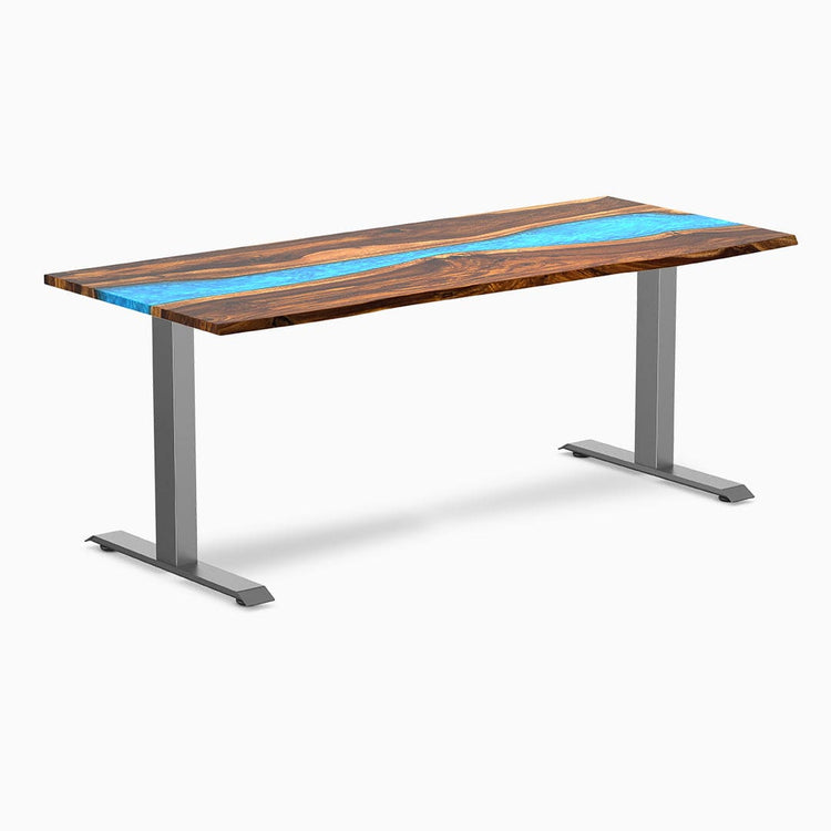 Bureau en bois massif et résine Desky Zero