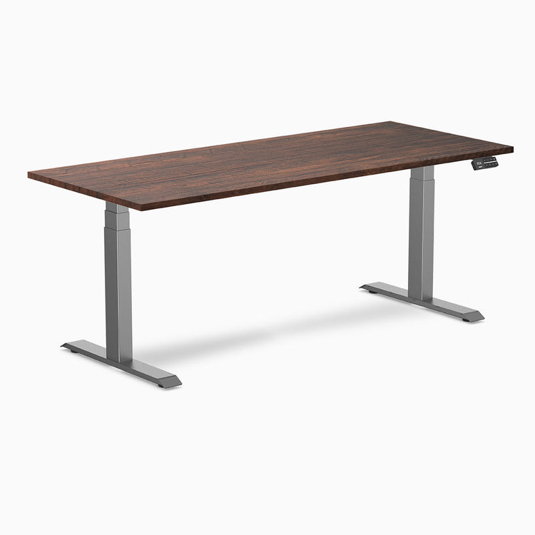 Bureau assis debout en résineux Desky Dual