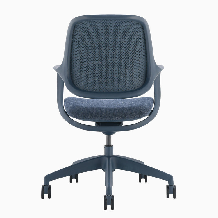 Chaise de bureau ergonomique à dossier bas Desky Evoque
