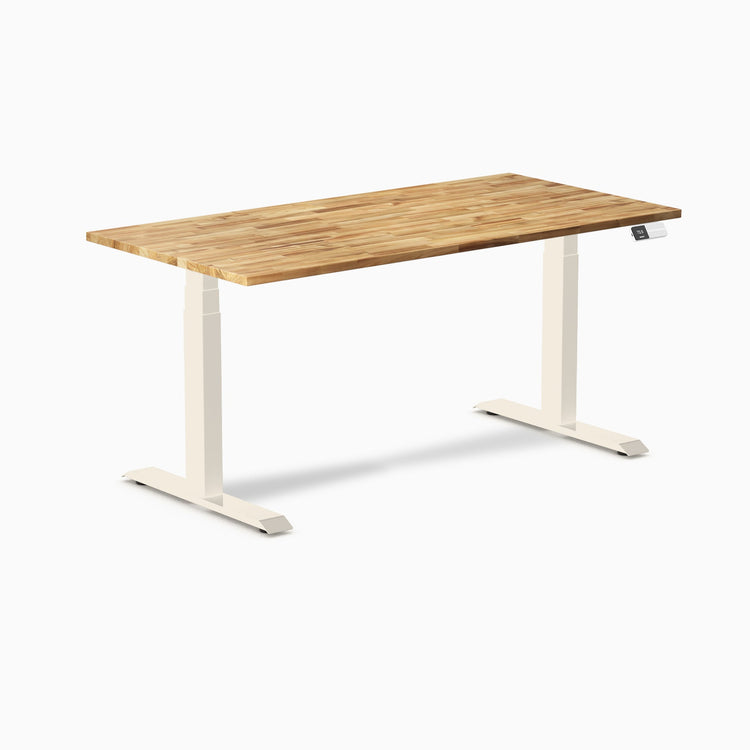 Bureau assis-debout en bois massif Desky Dual