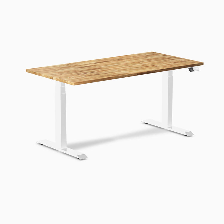 Bureau assis-debout en bois massif Desky Dual