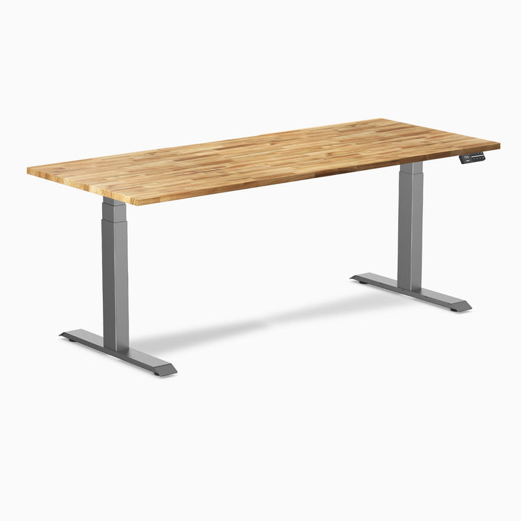 Bureau assis-debout en bois massif Desky Dual
