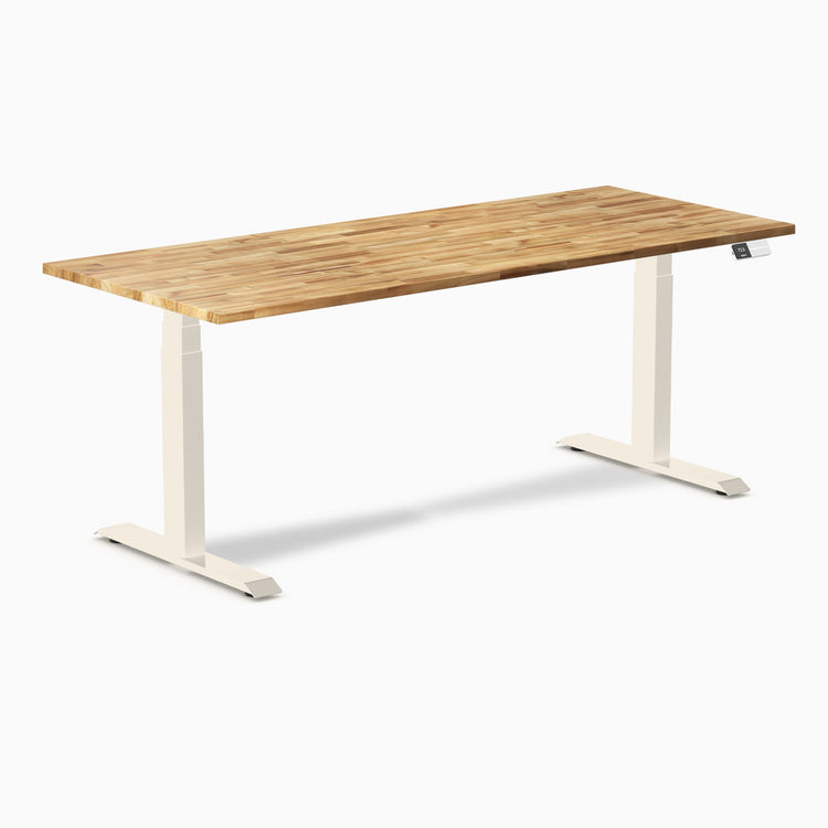 Bureau assis-debout en bois massif Desky Dual