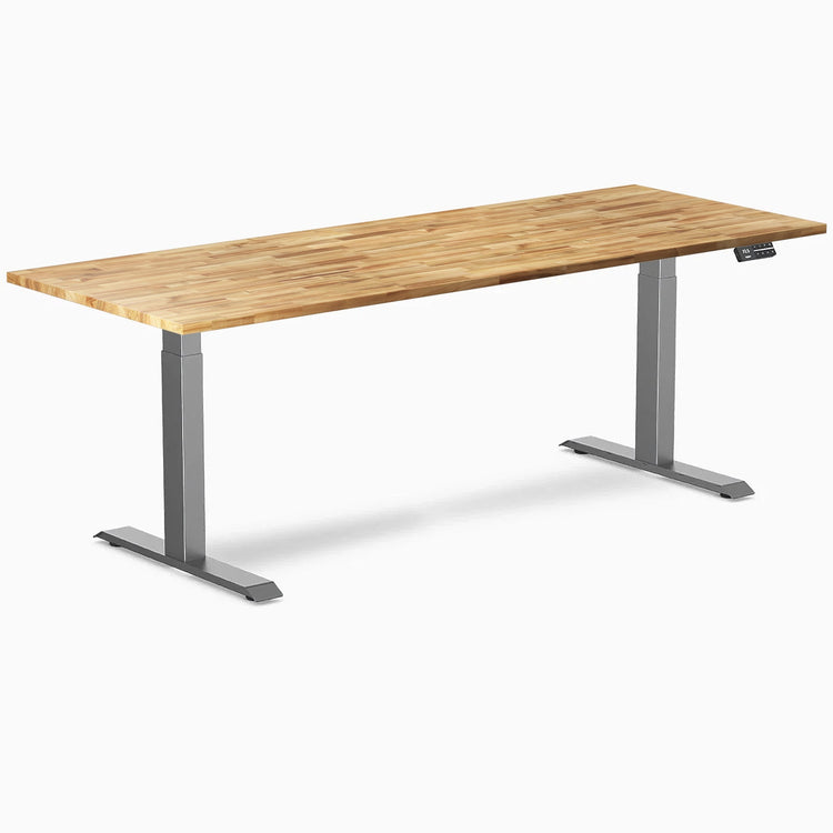 Bureau assis-debout en bois massif Desky Dual