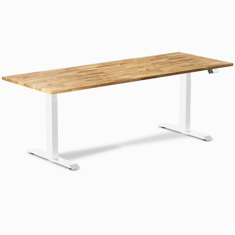 Bureau assis-debout en bois massif Desky Dual
