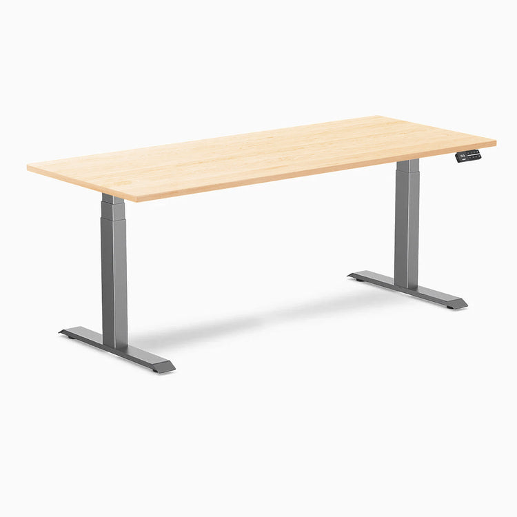 Bureau assis-debout en bois massif Desky Dual