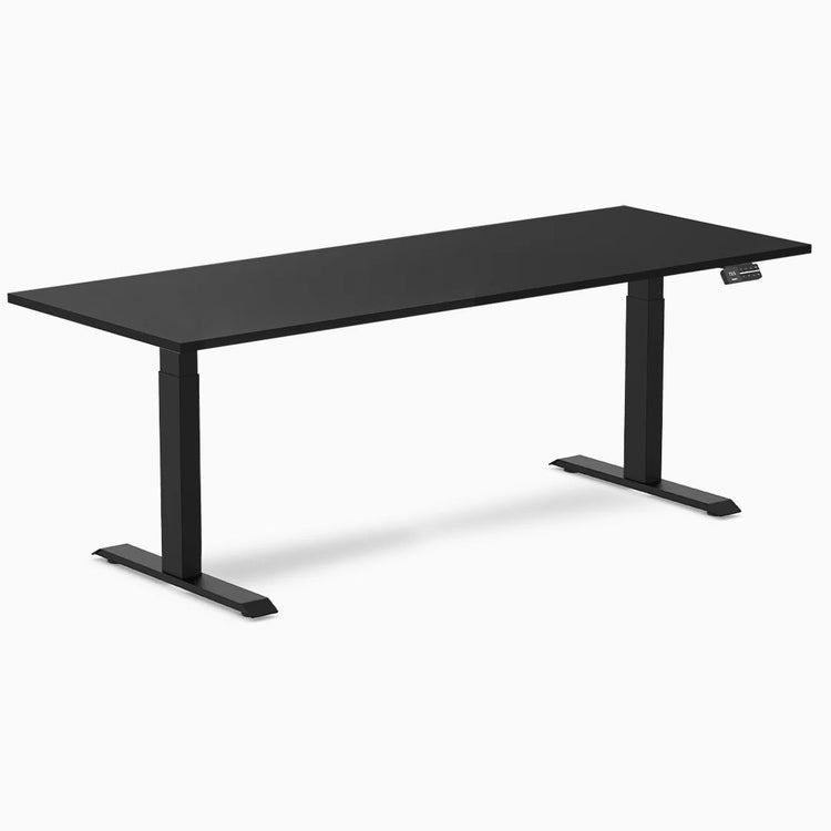 Bureau assis-debout Desky Dual en mélamine