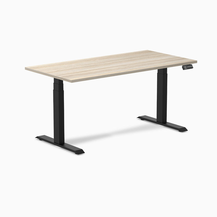 Bureau assis-debout Desky Dual en mélamine
