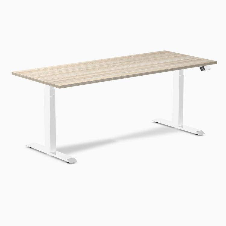 Bureau assis-debout Desky Dual en mélamine