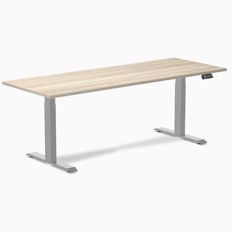 Bureau assis-debout Desky Dual en mélamine