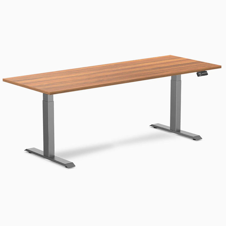 Bureau assis-debout Desky Dual en mélamine