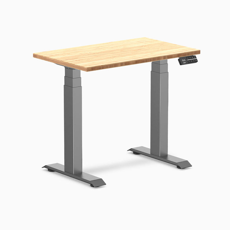 Bureau assis-debout en bambou Desky Dual Mini