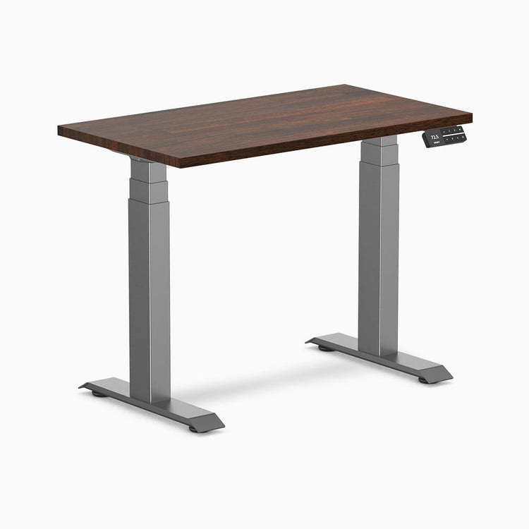 Bureau assis-debout Desky Dual Mini en hévéa