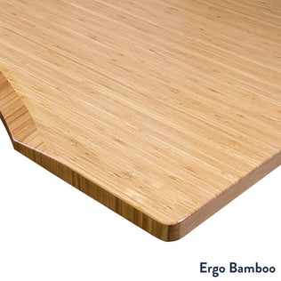 Plateau en bambou à bord ergonomique Desky