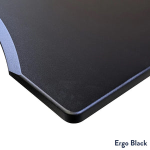 Plateau noir à bord ergonomique Desky