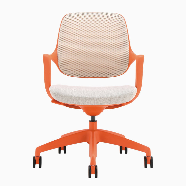 Chaise de bureau ergonomique à dossier bas Desky Evoque