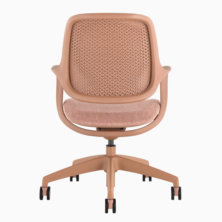 Chaise de bureau ergonomique à dossier bas Desky Evoque