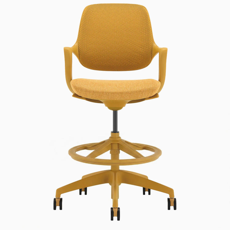 Chaise de bureau ergonomique à dossier bas Desky Evoque