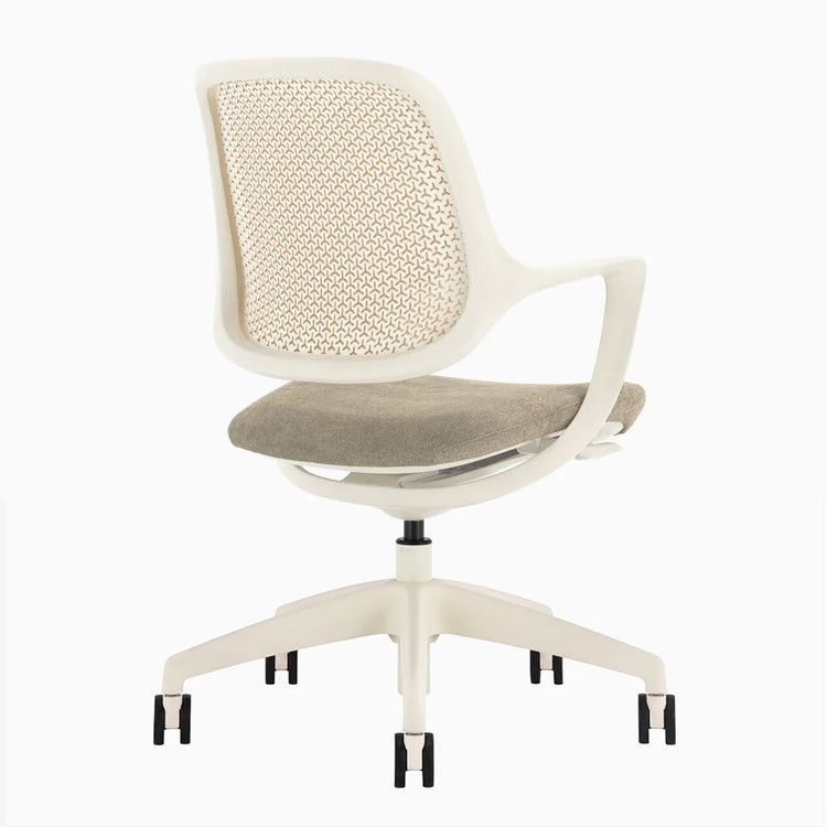 Chaise de bureau ergonomique à dossier bas Desky Evoque