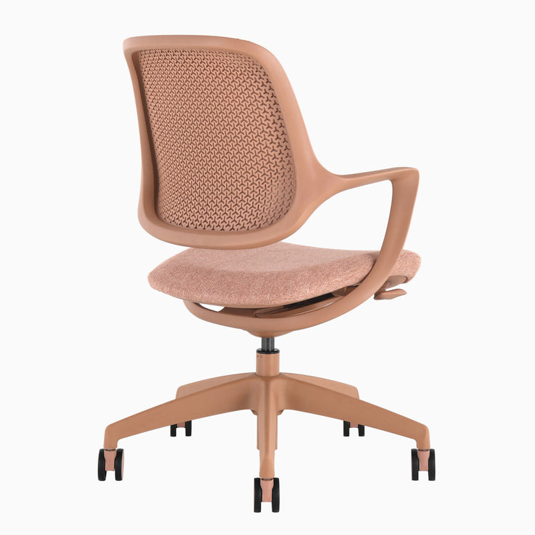 Chaise de bureau ergonomique à dossier bas Desky Evoque
