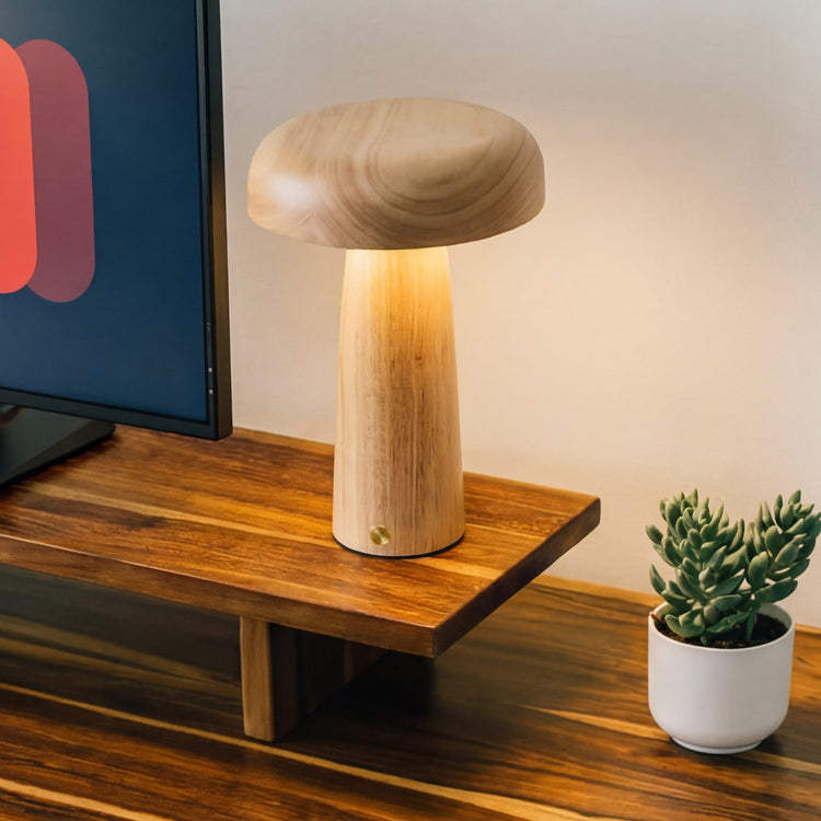 Lampe de bureau sans fil Desky Mushroom