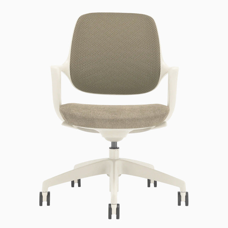Chaise de bureau ergonomique à dossier bas Desky Evoque