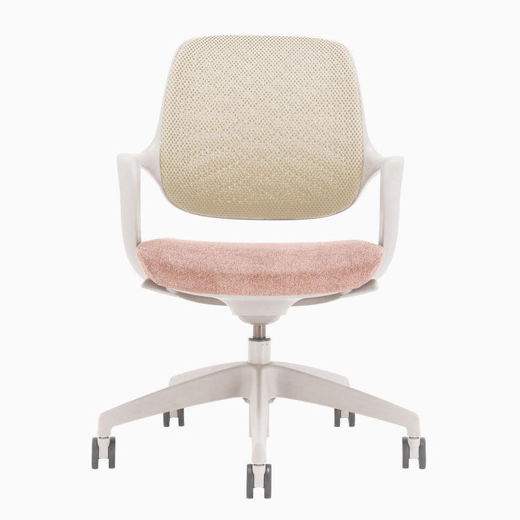 Chaise de bureau ergonomique à dossier bas Desky Evoque