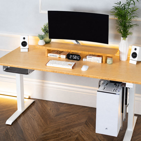 Desky Under Desk Ultra Slim Shelf detail view 3