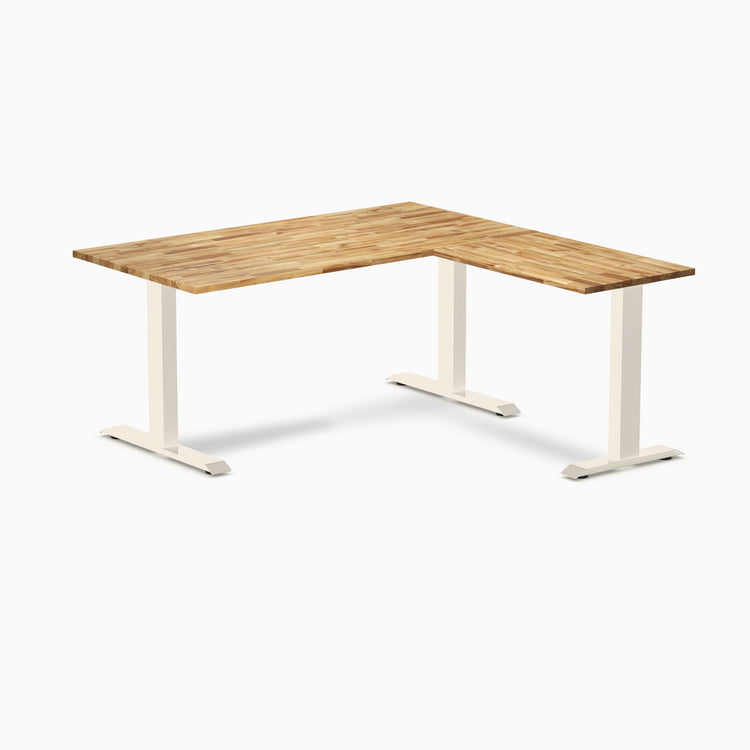 Bureau d'angle Desky Zero en bois massif