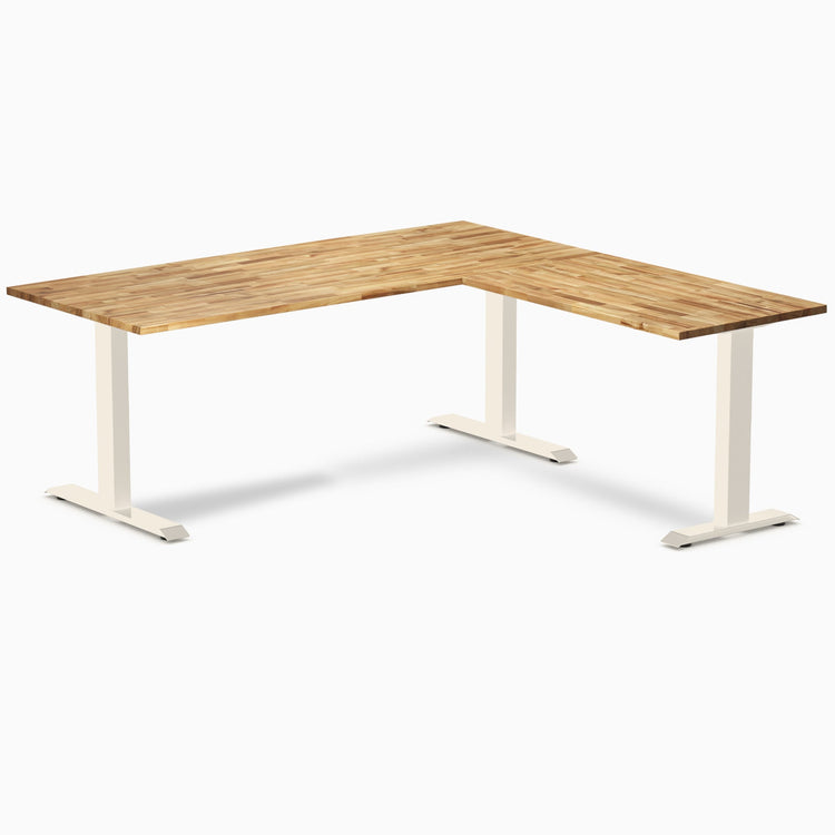 Bureau d'angle Desky Zero en bois massif