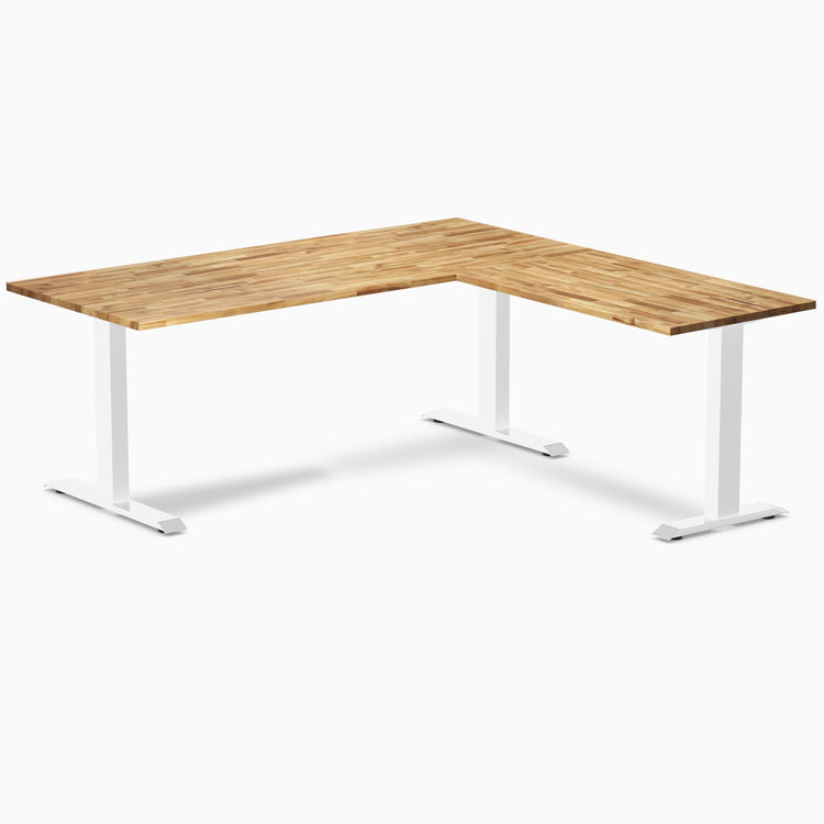 Bureau d'angle Desky Zero en bois massif