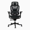 Chaise de bureau ergonomique Desky Contourra sans repose-pieds, vue de face