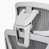 Desky Contourra blanche avec appui-tête réglable