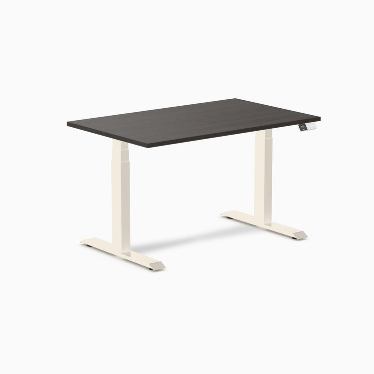Bureau assis-debout Desky Dual en mélamine