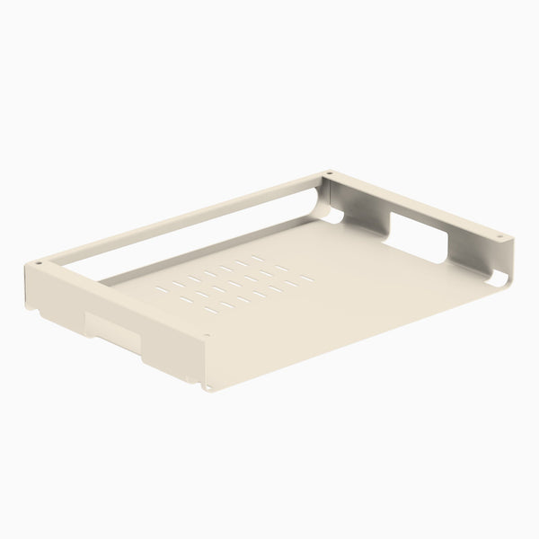 Desky Under Desk Ultra Slim Shelf in Wheat