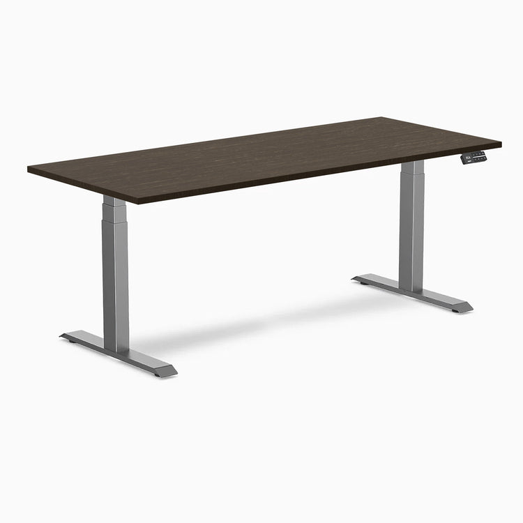 Bureau assis debout en bambou Desky Dual