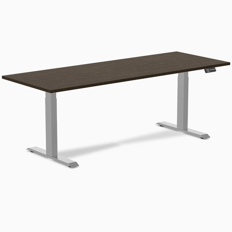 Bureau assis debout en bambou Desky Dual