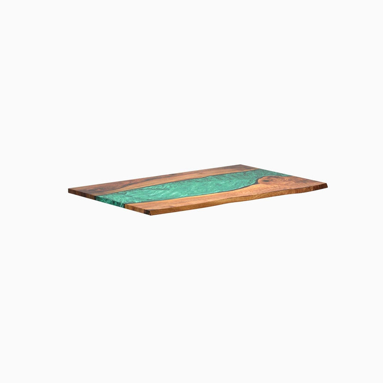 Plateaux de bureau en bois massif et résine Desky